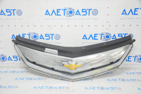 Radiator grill grill Chevrolet Volt 16- chrome, with emblem, sand