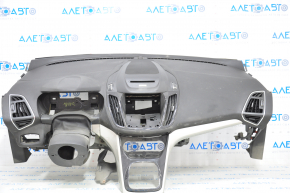 Torpedo front panel without AIRBAG Ford Escape MK3 13-16 prerest, contact with water, scratches