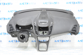 Torpedo front panel without AIRBAG Ford Escape MK3 13-16 pre-rest, broken lower glove compartment mount