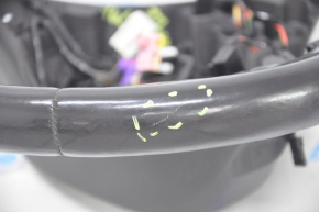 Naked steering wheel Chevrolet Volt 16 - black leather, heated, tears, scratches