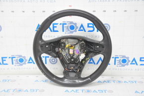 Naked steering wheel Chevrolet Volt 16 - black leather, heated, tears, scratches