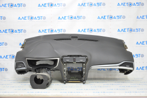 Torpedo front panel without AIRBAG Ford Fusion mk5 13-20 black, broken fasteners