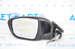 Side mirror left Nissan Rogue 17-20 7 pins, silver, heated, turn signal