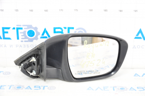 Side mirror right Nissan Rogue 17-20 7 pins, silver, heated, turn signal