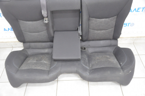 Rear row of seats 2nd row Chevrolet Volt 16 - black cloth, blue stitching, chemically treated, tear
