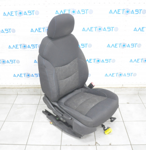 Passenger seat Chevrolet Volt 16 - without airbag, mechanical, black cloth, blue stitching, chemically treated
