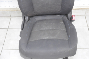 Passenger seat Chevrolet Volt 16 - without airbag, mechanical, black cloth, blue stitching, chemically treated