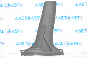 Center pillar trim lower right Nissan Rogue 14-20 black, scratches