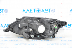Headlight front right Nissan Rogue 17- halogen, with mount, water damage