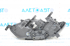 Headlight front right Nissan Rogue 17- halogen, with mount, water damage