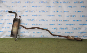 Exhaust line for 1 pipe Ford Fusion mk5 13-19 2.0 hybrid, plug-in with catalytic converter