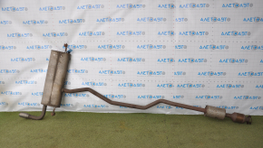 Exhaust line for 1 pipe Ford Fusion mk5 13-19 2.0 hybrid, plug-in with catalytic converter