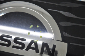 Nissan Rogue 17 Front Grille Emblem - Square, Radar, Sand