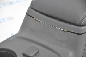 Console center armrest Chevrolet Volt 16- black, blue stitching, broken