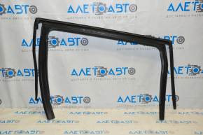 Upper rear right door molding Jeep Cherokee KL 14 - chrome with glass seal, minor scratches