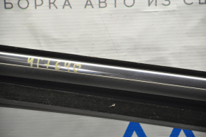 Upper rear left door molding Jeep Cherokee KL 14 - chrome with glass seal, minor scratches, for polishing