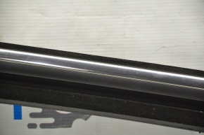 Upper rear left door molding Jeep Cherokee KL 14 - chrome with glass seal, minor scratches, for polishing
