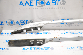Roof rails complete Nissan Rogue 14-20 paint peeled off, missing one pad
