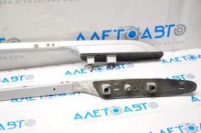 Roof rails complete Nissan Rogue 14-20 paint peeled off, missing one pad