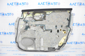 Door trim card front left Lexus RX350 RX450h 10-15 gray, scratches, peeled leather, tears
