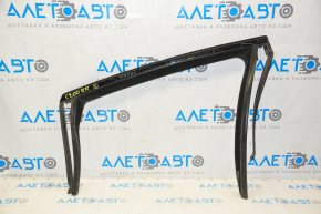 Glass seal with upper molding rear right Chrysler 200 15-17 black gloss, minor scratches