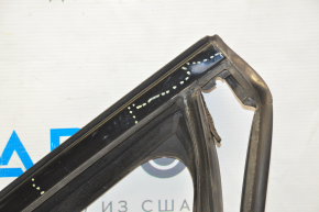 Glass seal with upper molding rear right Chrysler 200 15-17 black gloss, minor scratches