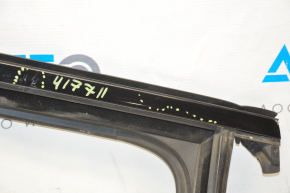 Upper rear left door molding Jeep Compass 17- black with glass seal, scratches