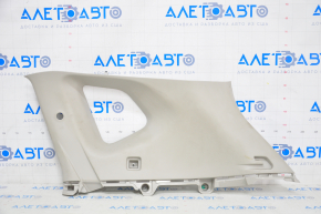 Arch trim right upper Nissan Rogue 14-20 gray, under 2 rows, scratches
