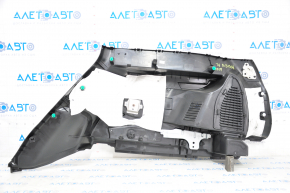 Left arch trim Nissan Rogue 14-20 black under 2 rows, rubbed