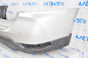 Rear bumper bare Nissan Rogue 17- silver