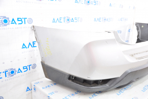 Rear bumper bare Nissan Rogue 17- silver