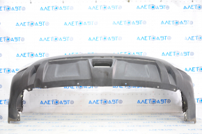 Rear bumper bare Nissan Rogue 17- silver