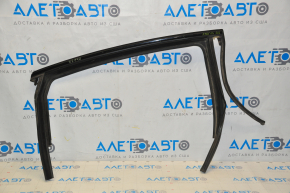 Glass seal with upper molding rear right Dodge Dart 13-16 black gloss, minor scratches