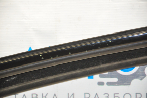 Glass seal with upper molding rear right Dodge Dart 13-16 black gloss, minor scratches