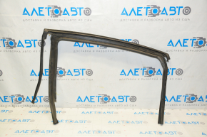 Glass seal with upper molding rear right Dodge Dart 13-16 black gloss, minor scratches