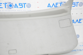 Lower trunk door trim Lexus RX350 RX450h 10-15 gray, chemically treated, plastic turned white