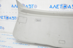Lower trunk door trim Lexus RX350 RX450h 10-15 gray, chemically treated, plastic turned white