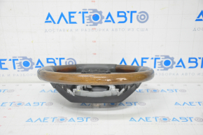 Naked steering wheel Lexus RX350 RX450h 10-12 prerest, black leather with wood