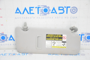Left visor Lexus RX350 RX450h 10-15 gray, broken fastener