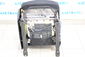 Passenger seat Nissan Rogue 14-20 without airbag, mechanical, cloth black, for dry cleaning
