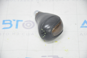 Gear knob Lexus RX350 RX450h 10-15 leather dark wood, scratches
