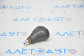 Gear knob Lexus RX350 RX450h 10-15 leather dark wood, scratches