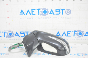 Side mirror left Lexus RX350 RX450h 10-15 14 pins, auto-dimming, turn signal, backlight, graphite