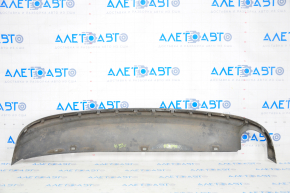Rear bumper lip VW Passat b7 12-15 USA structure, for 1 pipe, worn