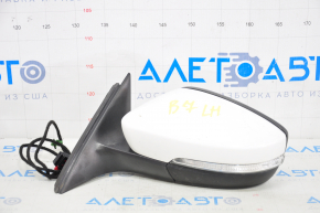 Side mirror left VW Passat b7 12-15 USA type as b7 5 pins, turn signal, white