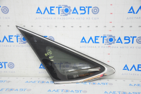 Rear left window, blind glass, Lexus RX350 RX450h 10-15 chrome