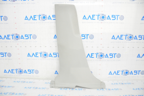 Center pillar trim lower left Lexus RX350 RX450h 10-15 gray, plastic turned white