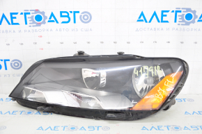 Headlight front left VW Passat b7 12-15 USA naked halogen
