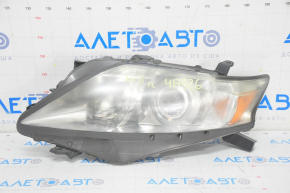 Headlight front left bare Lexus RX350 RX450h 10-12 dorest halogen, for polishing