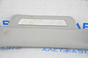 Door sill trim rear left Lexus RX350 RX450h 10-15 gray, with chrome, scratches, bumps on chrome